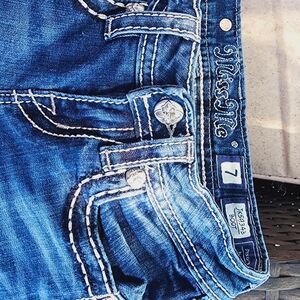 Miss Me girls jeans sz7